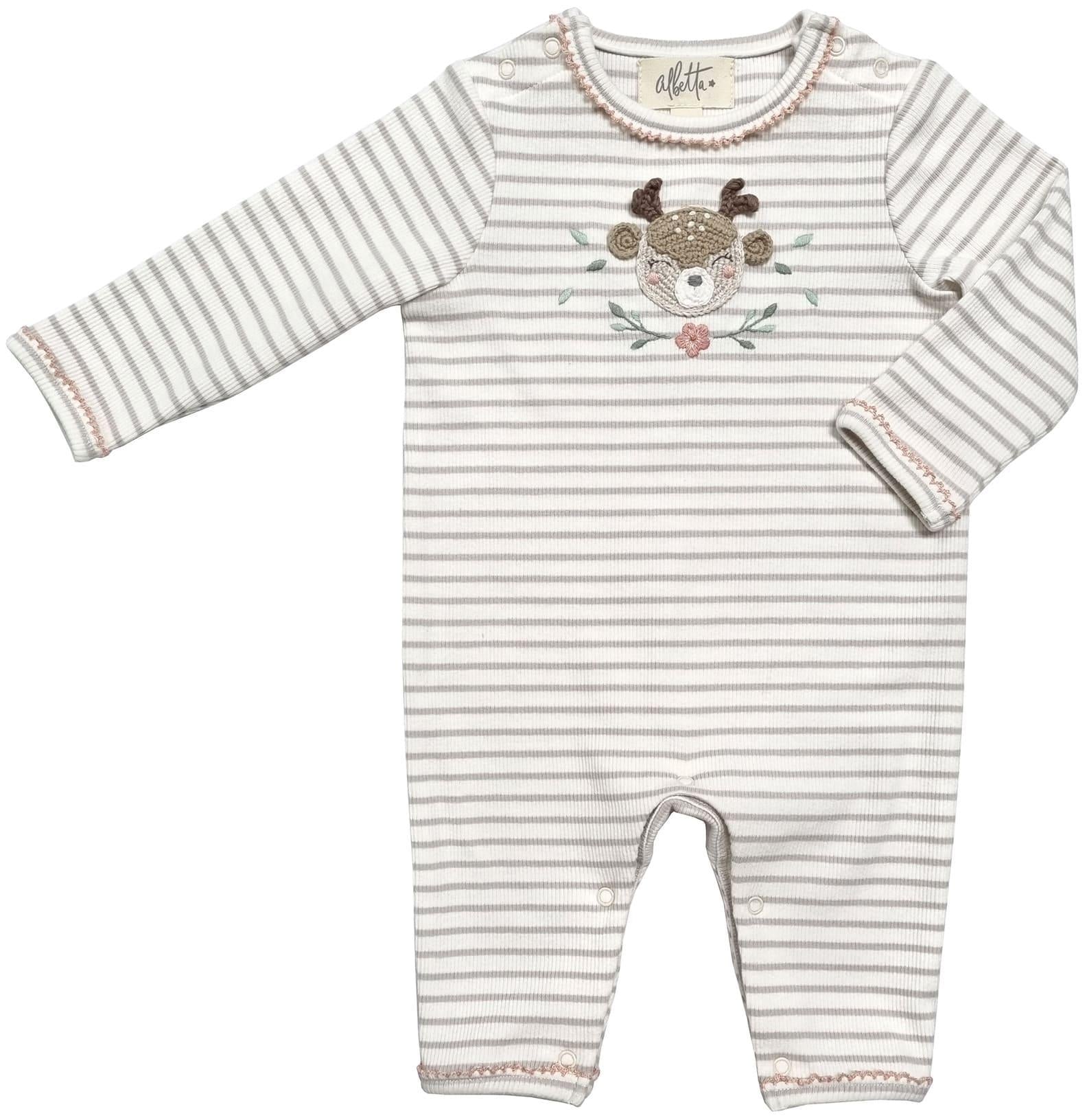 Crochet Blooming Deer Romper